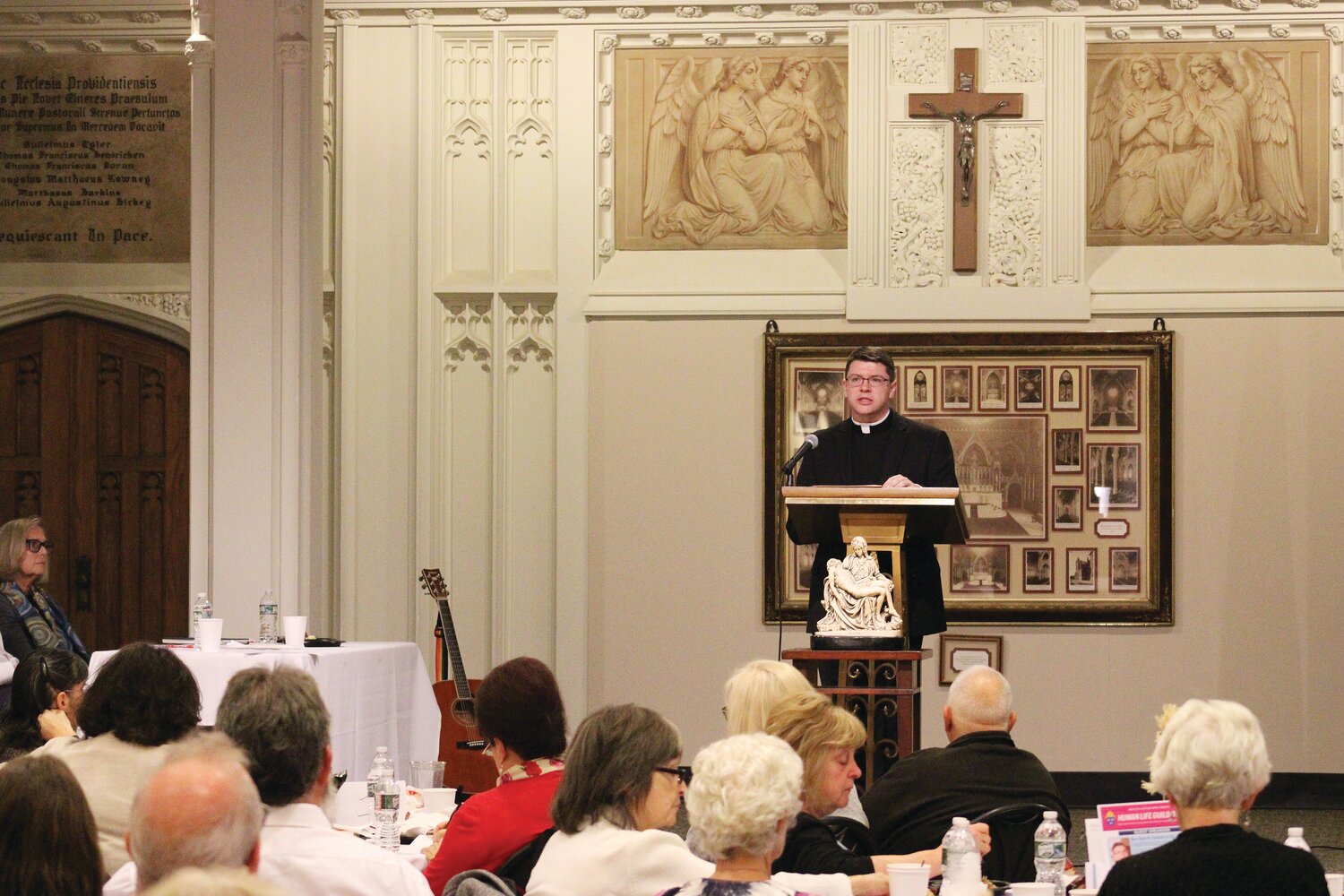 Speakers included Father Ryan W. Connors, Deacon Timothy P. Flanigan, M.D., and Dr. Sheila L. Kuzmic. The purpose of the Human Life Guild is to encourage membership of those who are willing to accept the invitation to be “People of Life,” to have an unconditional commitment to human life and to be willing to promote and defend human life at every stage, in every condition, through thought, word, deed and prayer.